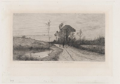 The New Pond Near Creys (Isère) by Adolphe Appian