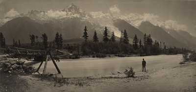 Alpine Landscape by Adolphe Braun