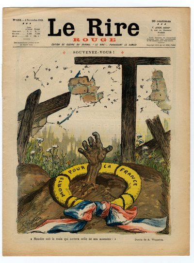 Cover of The Red Laughter, Satirical in Colors by Adolphe Leon Willette