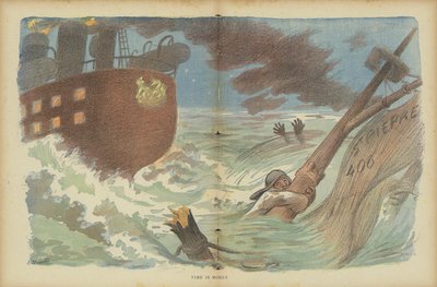 Illustration for Le Rire by Adolphe Leon Willette