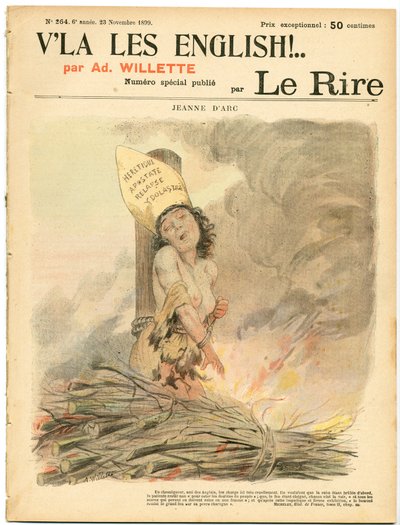 The Laughter, number 264, Satirical in Colours by Adolphe Leon Willette