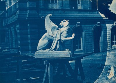 Sculpture of a Griffin on a Construction Site in Marseille by Adolphe Terris