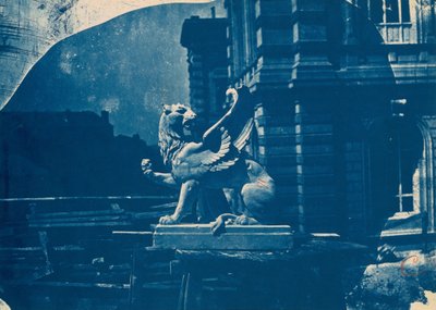 Sculpture of a Griffin on a Construction Site in Marseille by Adolphe Terris
