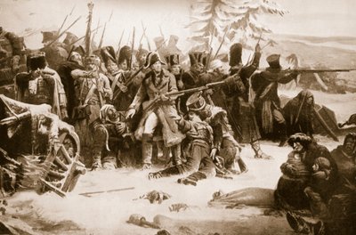 Marshal Ney Supporting the French Rearguard by Adolphe Yvon