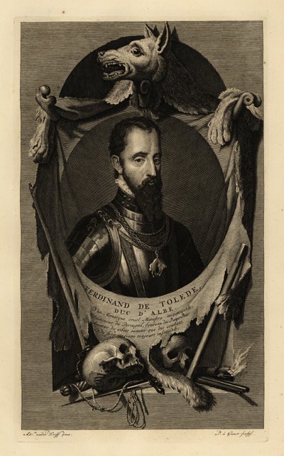 Portrait of Ferdinand Alvarez de Toledo y Pimentel, 3rd Duke of Alba by Adriaan van der (after) Werff