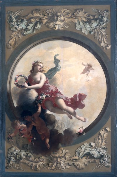 Flora with Flower-Scattering Putti by Adriaan van der Werff