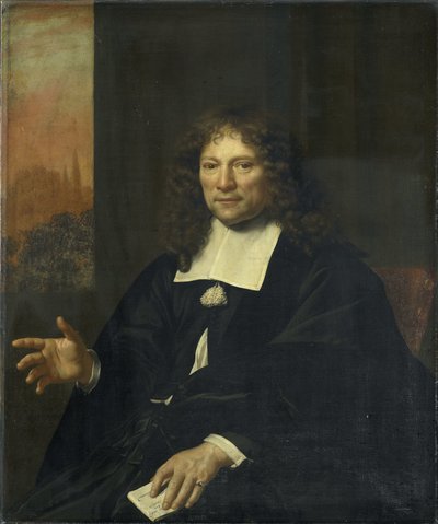 Daniel Niellius, Elder of the Remonstrant Church and Sampling Official of Alkmaar by Adriaen Backer