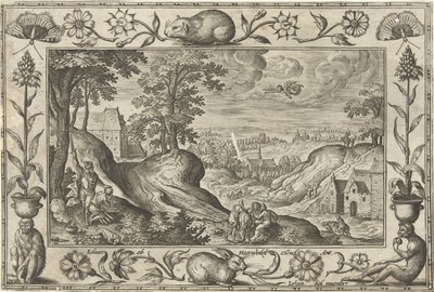 Abraham Sacrificing Isaac by Adriaen Collaert