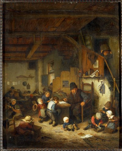 The Schoolmaster by Adriaen Jansz. van Ostade