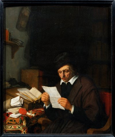 A Merchant in His Office by Adriaen Jansz. van Ostade
