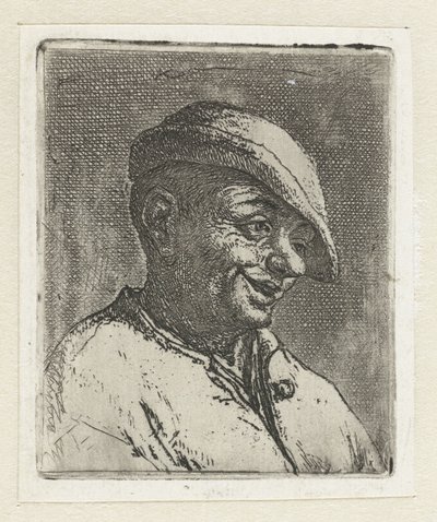 Bust of a Laughing Farmer by Adriaen van Ostade