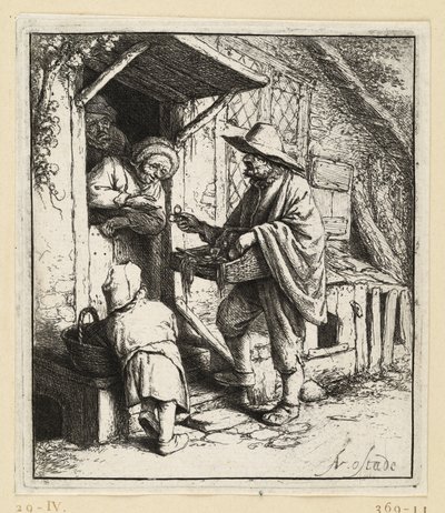 The Spectacle Seller by Adriaen van Ostade