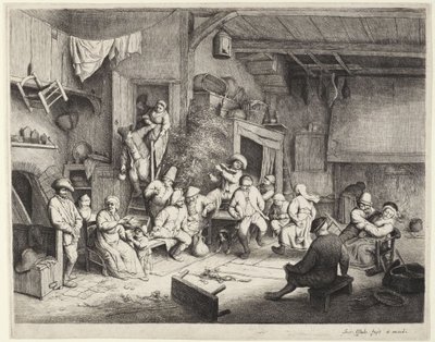 Interior of a Dutch Ale House by Adriaen van Ostade