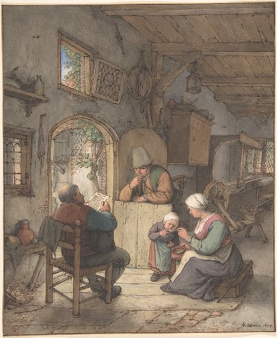 Reading the News at the Weavers