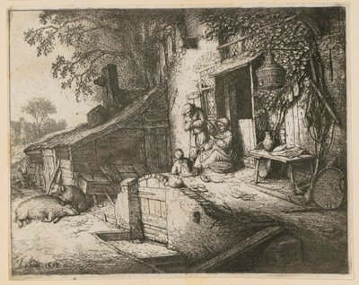 Spinner by Adriaen van Ostade