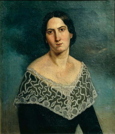 Portrait of Mrs. Bonini Gardi by Adriano Baldini