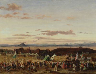 The Taking of Setif during the Conquest of Algeria by Adrien Dauzats