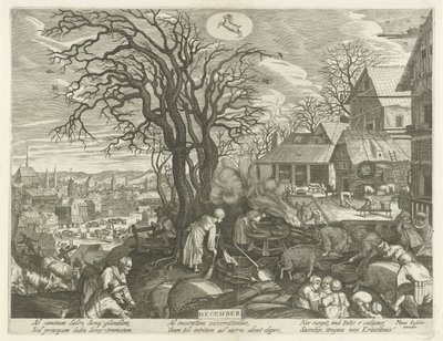 December by Egidius  Sadeler (II)