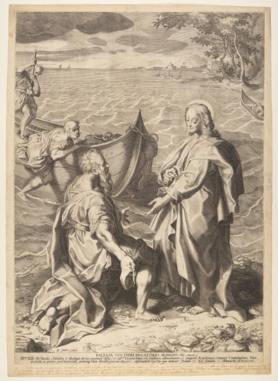 Calling of the Disciples Peter and Andrew by Aegidius Sadeler II