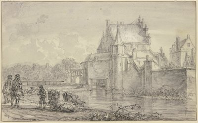 The Old Delft Gate in Rotterdam by Aelbert Cuyp