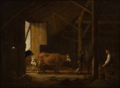 Interior of a Cowshed by Aelbert Cuyp
