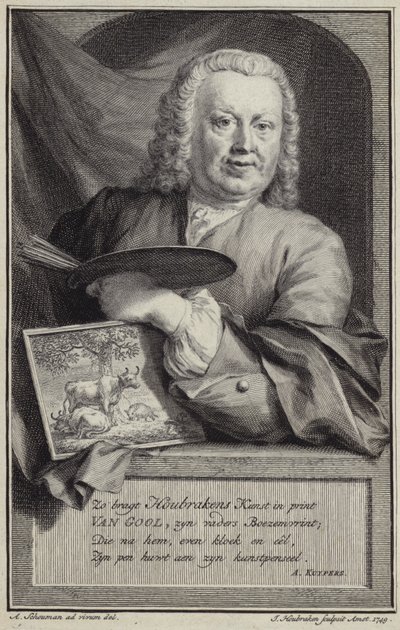 Portrait of Jan van Gool by Aert Schouman