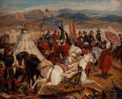 Battle of Isly by after Horace Vernet