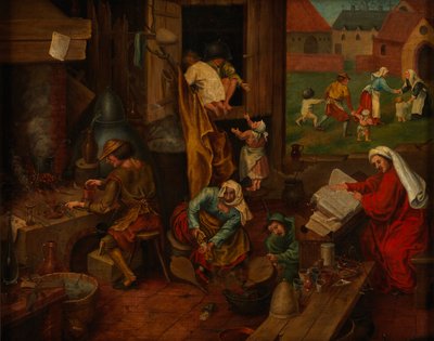 An Alchemist by After Pieter Brueghel the Elder