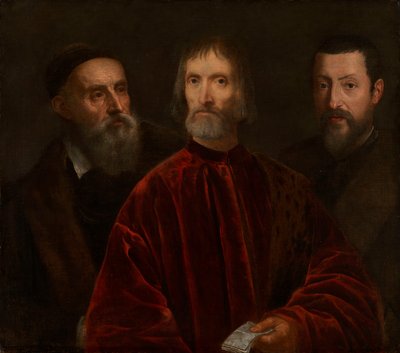 Titian and his Friends by after Titian