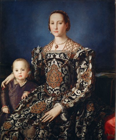 Portrait of Eleonora da Toledo with Her Son Giovanni by Agnolo Bronzino