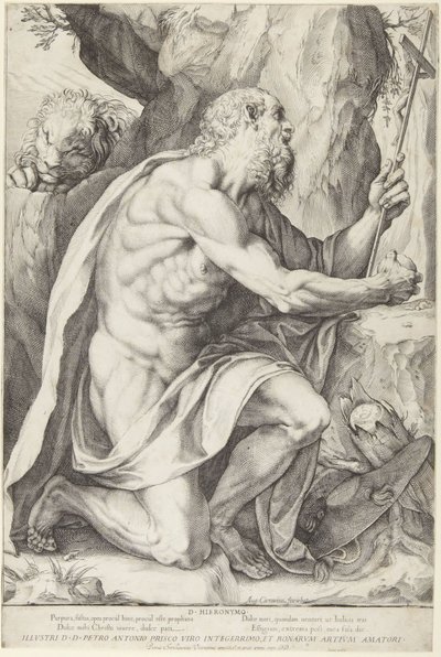 St. Jerome by Agostino Carracci