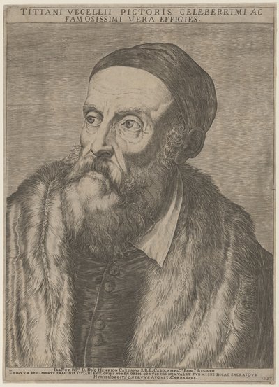 Titian by Agostino Carracci