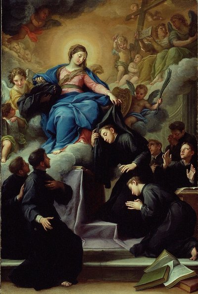The Madonna with the Seven Founders of the Servite Order, c. 1728 by Agostino Masucci