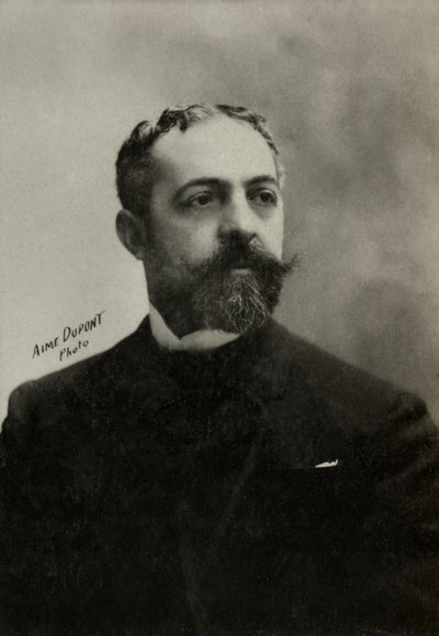Portrait of the French painter Theobald Chartran by Aime Dupont