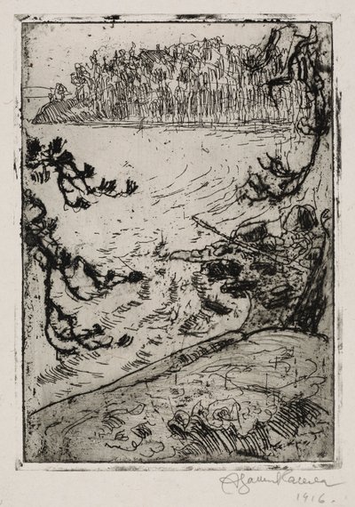 Lakeside Landscape by Akseli Gallen-Kallela