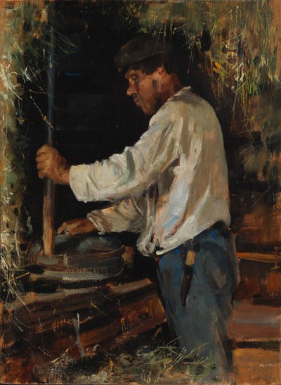 Milling by Hand by Akseli Gallen-Kallela