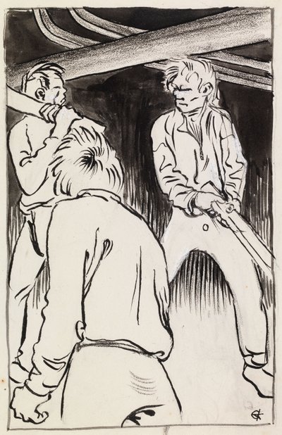 One against All and All against One by Akseli Gallen-Kallela