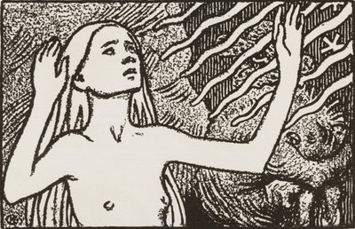 Praying Maiden by Akseli Gallen-Kallela