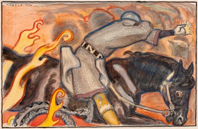 The Knight and the Snake King by Akseli Gallen-Kallela