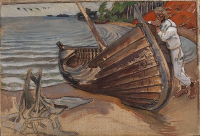 The Lamenting Boat by Akseli Gallen-Kallela