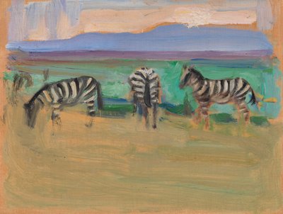 Zebras by Akseli Gallen-Kallela