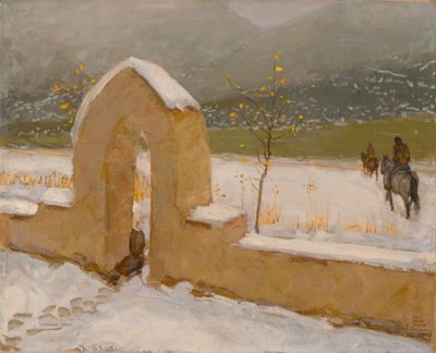 The Gate in Taos by Akseli Gallen Kallela