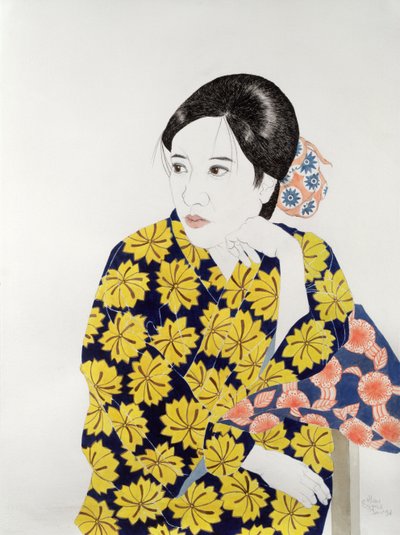 Yellow Kimono, 1996 by Alan Byrne