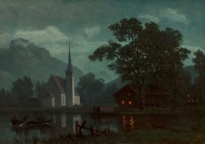 Lake Lucerne, Switzerland by Albert Bierstadt