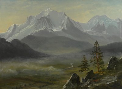 Mont Blanc by Albert Bierstadt