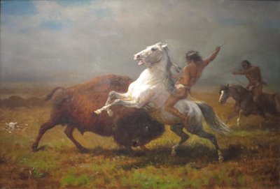 Study for "The Last of the Buffalo" by Albert Bierstadt