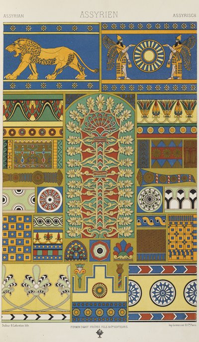Assyrian, plate 3 from 