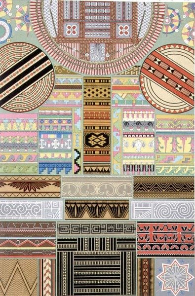 Decoration from Oceania and Central Africa, from 