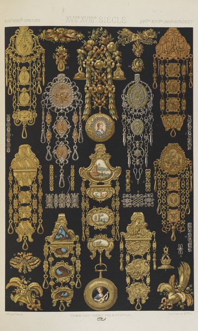 XVII and XVIII Centuries, Plate 94 from 