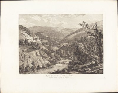 At the Foot of Mount Catillo, Called Mount of the Cross at Tivoli by Albert Christoph Dies